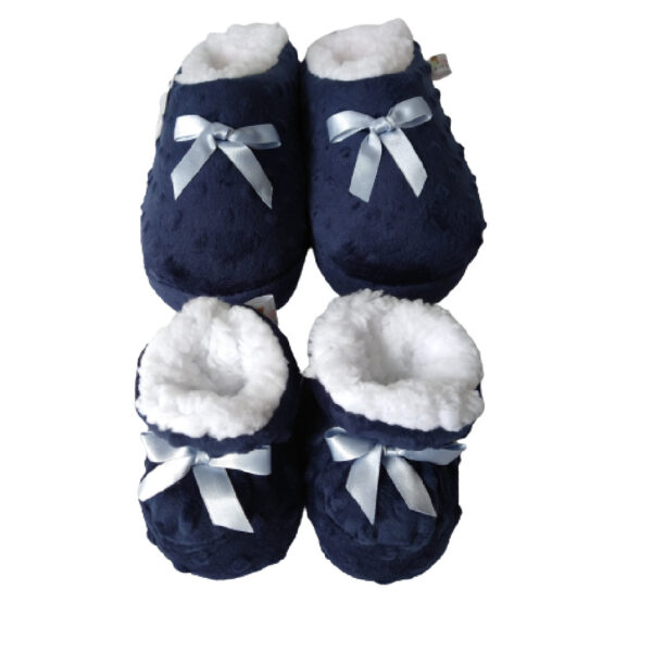 Pantuflas Para Hombre Confortables Azul Oscuro ROCKDOVE Pantuflas Para Hombre Confortables Azul Oscuro ROCKDOVE