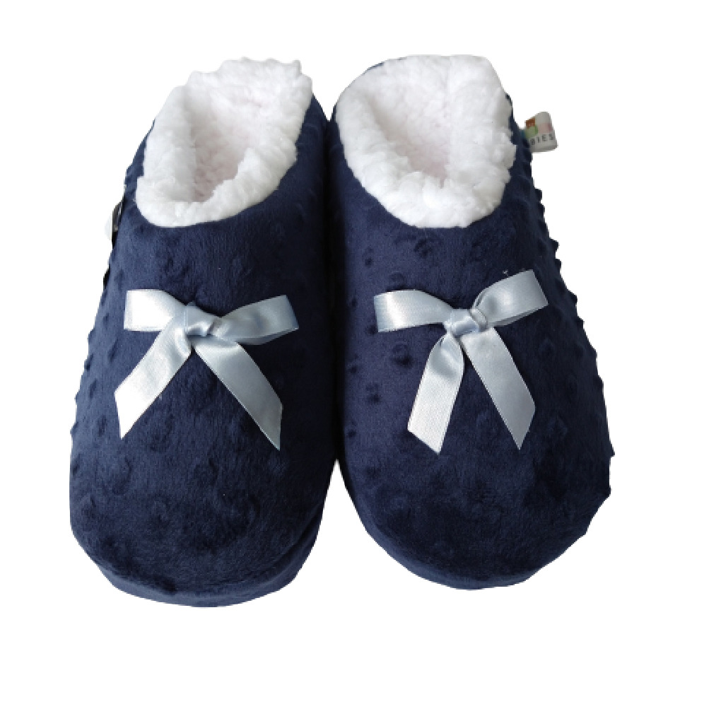 Pantuflas de Mujer - Azul Oscuro - Sueco - Imagen 2